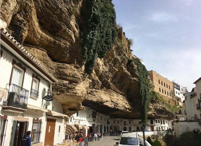 Casa Rural Cuevas Del Sol Setenil De Las Bodegas Exteriör bild
